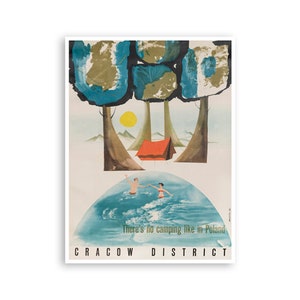Poland Art Kraków Print Polish Travel Poster (XR3827)a