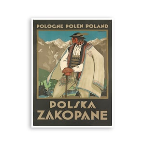 Poland Travel Poster Polish Art Print (XR2885)a