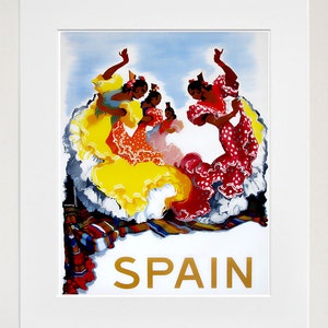 Art Spain Poster Vintage Spanish Travel Print Wall Decor (ZT435)