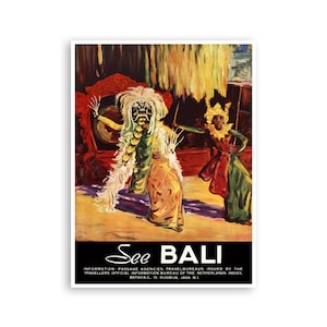 Bali Travel Poster Art Print Home Decor (XR179)