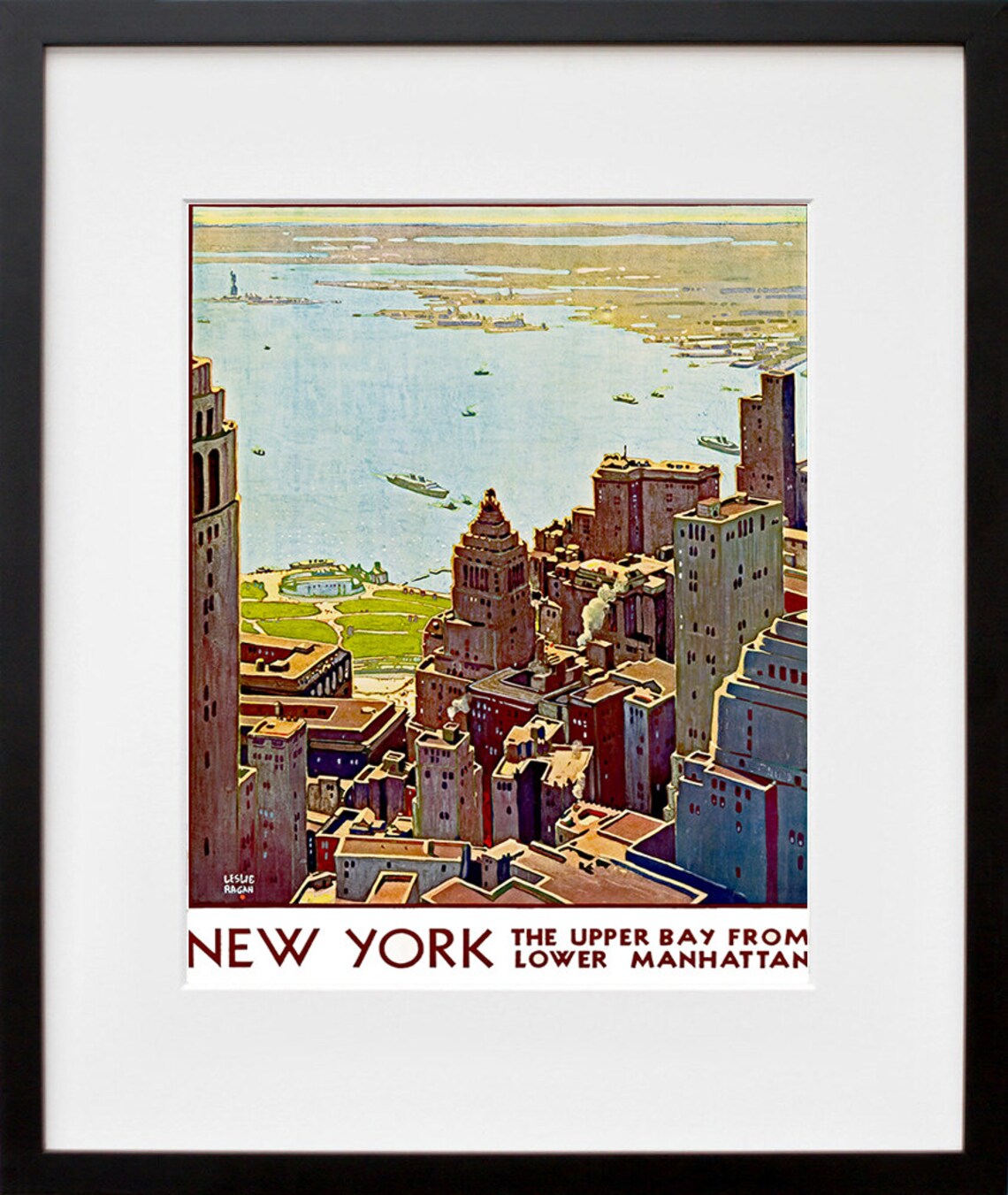New York Travel Art Print Vintage Home Decor Poster ZT137 Etsy