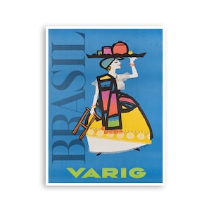Brazil Wall Art Travel Poster Print (XR3454)