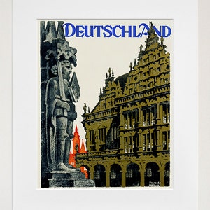 Germany Travel Poster German Wall Art Print Home Decor (ZT633)