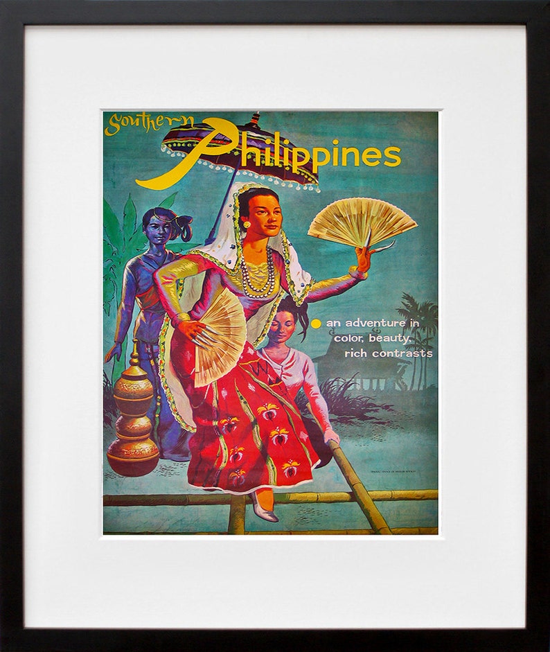 Philippines Travel Art Print Home Decor ZT278 image 2