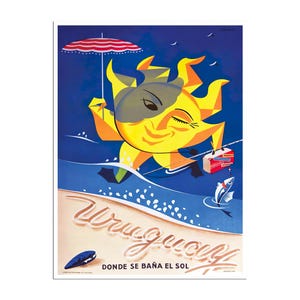 Uruguay Print South America Art Travel Poster (XR4961)