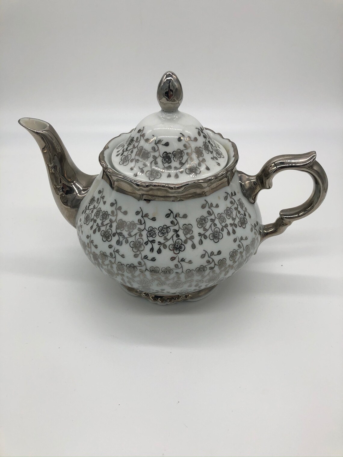 Gareis Waldsassen Bavaria Silver on White Tea 3 Set Etsy