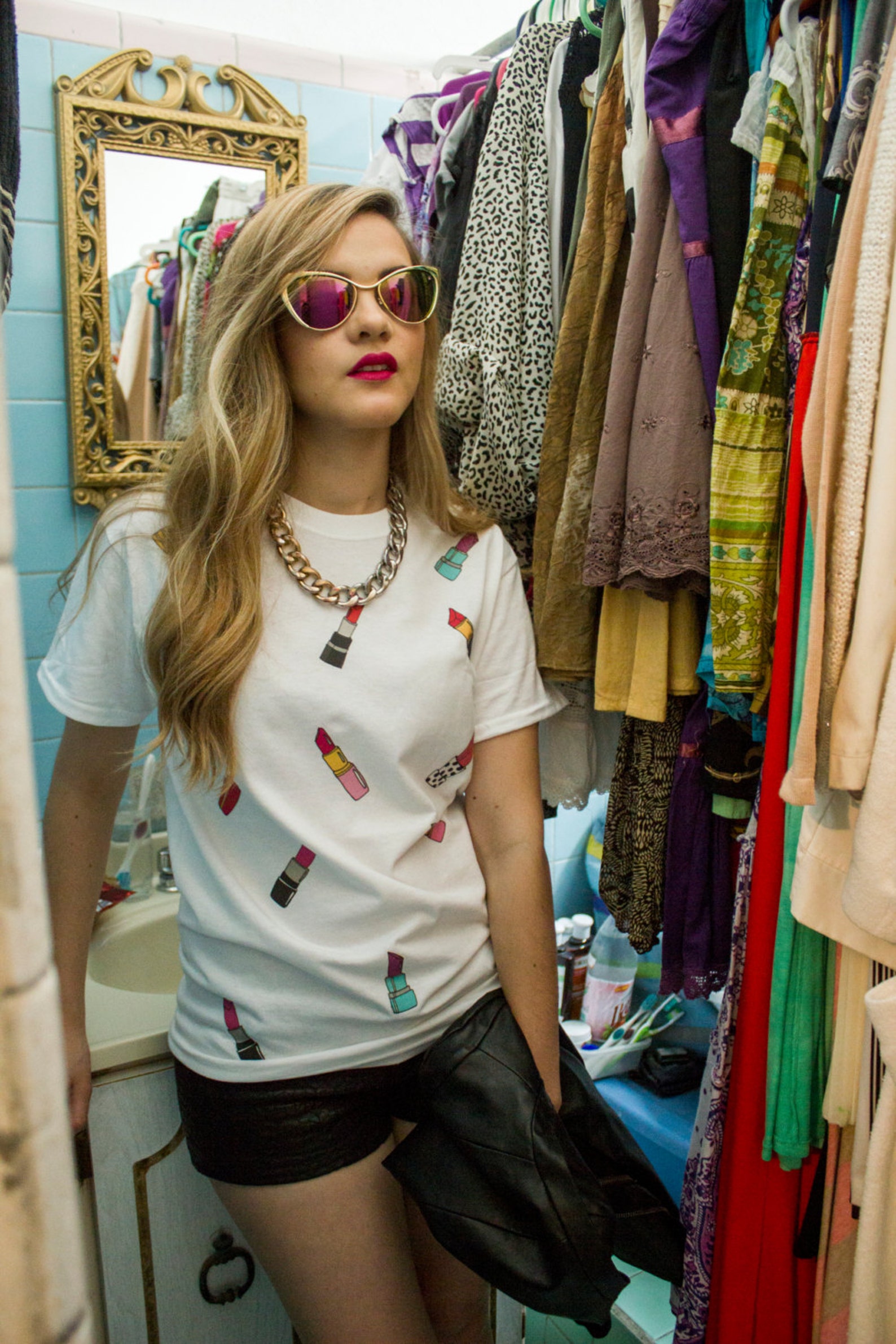 Lipstick TShirt / Illustrated Unisex Tee Shirt Men's Etsy