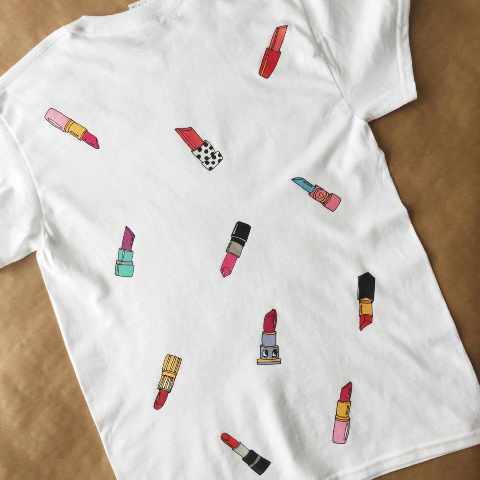 Lipstick TShirt / Illustrated Unisex Tee Shirt Men's Etsy