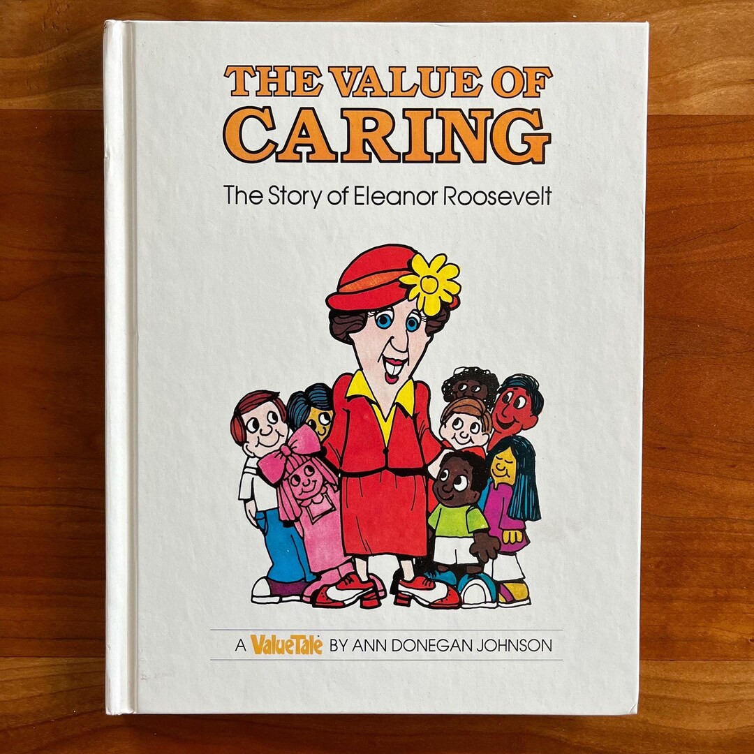 Vintage 70s the Value of Caring Eleanor Roosevelt Valuetale - Etsy