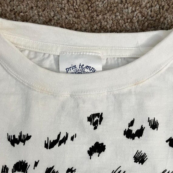 Vintage 80s/90s Glittery Leopard T-shirt - Etsy