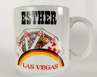 Vintage Las Vegas Personalized Souvenir Mug