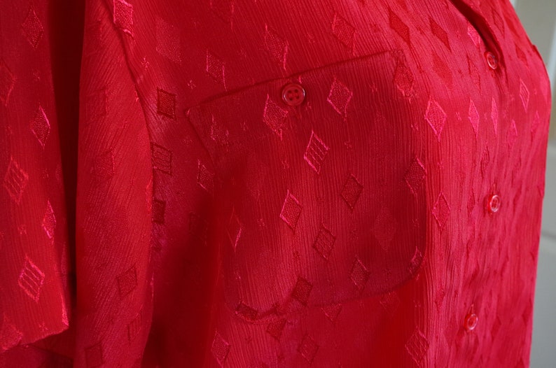 Red Diamond Blouse
