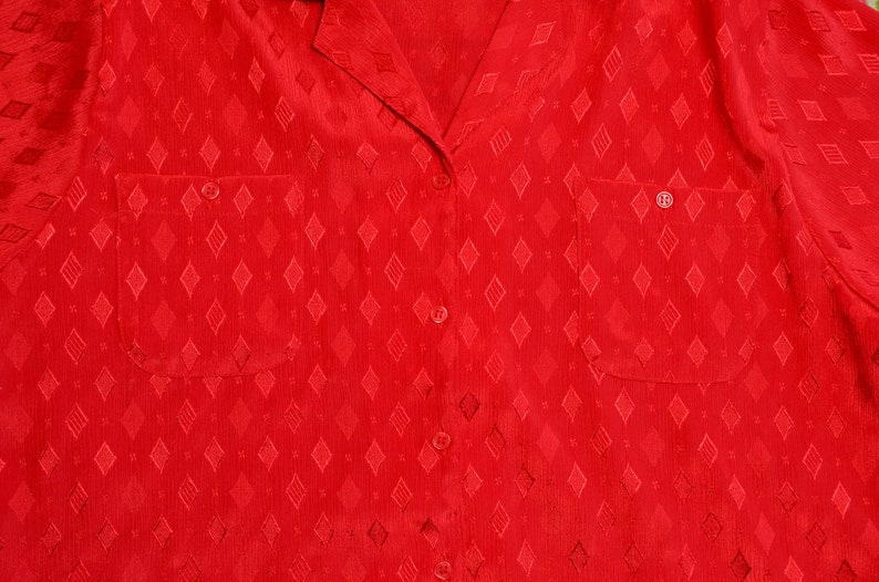 Red Diamond Blouse