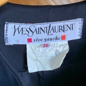 Vintage 80s/90s Yves Saint Laurent Driving Coat image 4