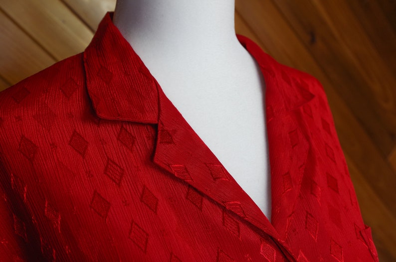 Red Diamond Blouse