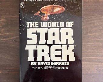 vintage des années 80 Le monde de Star Trek par David Gerrold