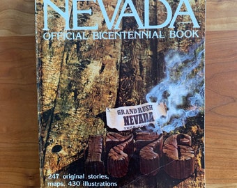 Vintage 70er Jahre Nevada offizielles Bicentennial Buch