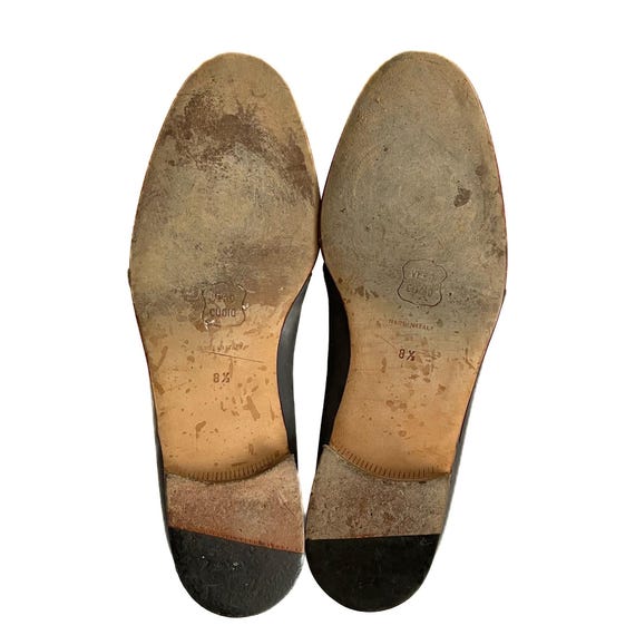 Vintage 70s/80s Dusty Blue Loafers by Vittorio Ricci - Etsy  display picture 1
