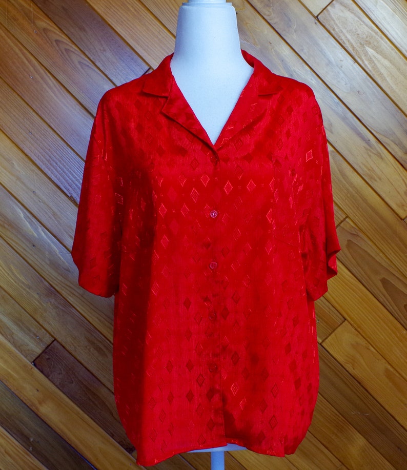 Red Diamond Blouse