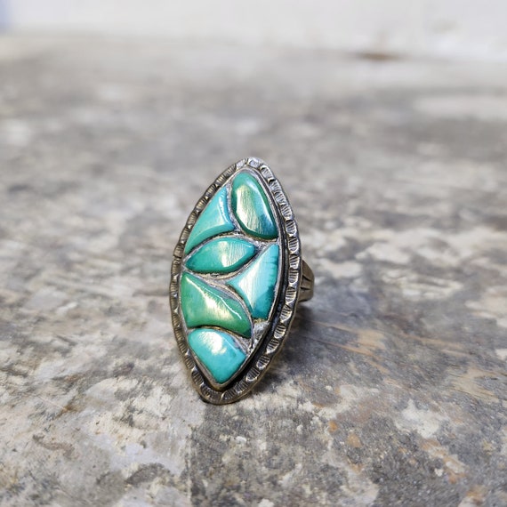 Omg Cardinal Handmade Vintage Native American Navajo Sterling Silver Inlay Bracelet Omg Cardinal Handmade Vintage Native American Navajo Sterling Silver Inlay Bracelet