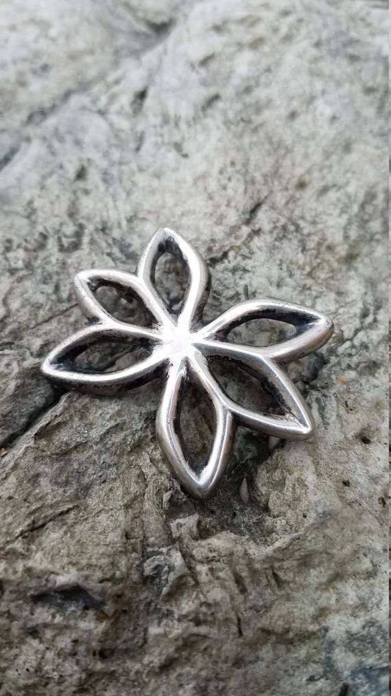 Vintage Navajo Sandcast Butterfly Pin
