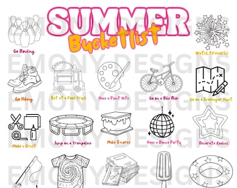 Summer Bucket List Printable
