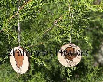 Personalized Silhouette Ornament