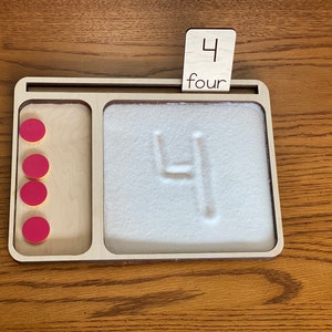Montessori Sand Tray - Numbers, Uppercase, and Lowercase Practice *Digital File*