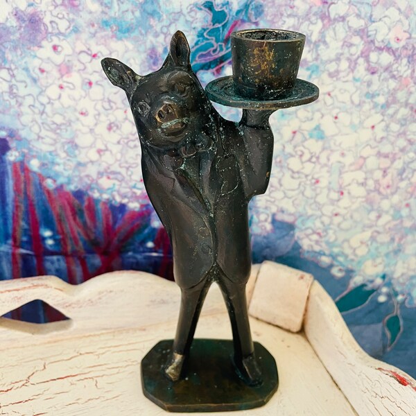 Waiter Butler Statue Etsy