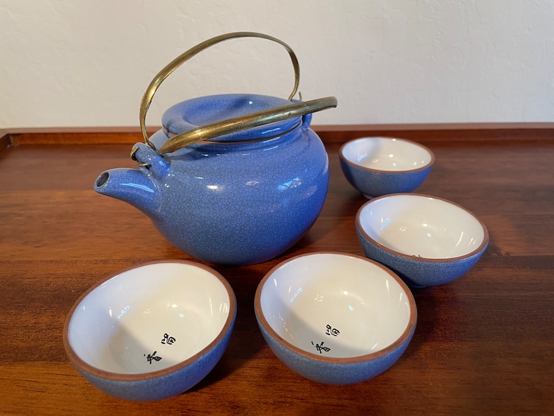 Chinese Yixing Teaware Clay Stoneware Crackle Glazed Teapot Etsy