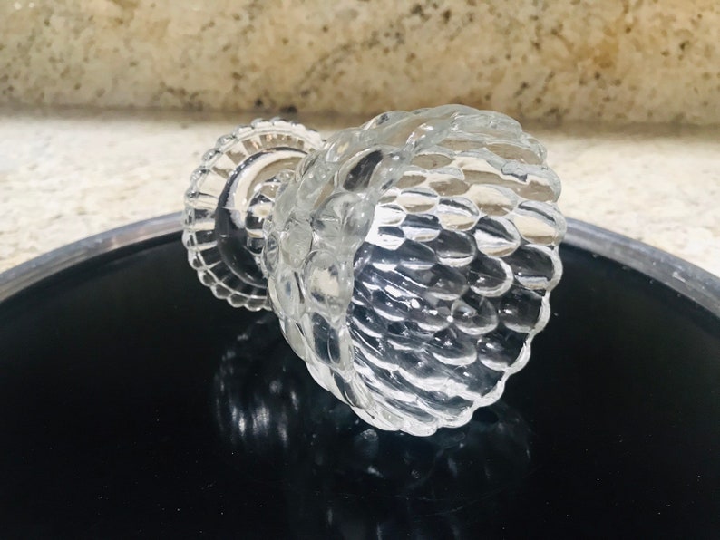 Avon Bubble Glass Sundae Cup Pedestal Crystal Serving