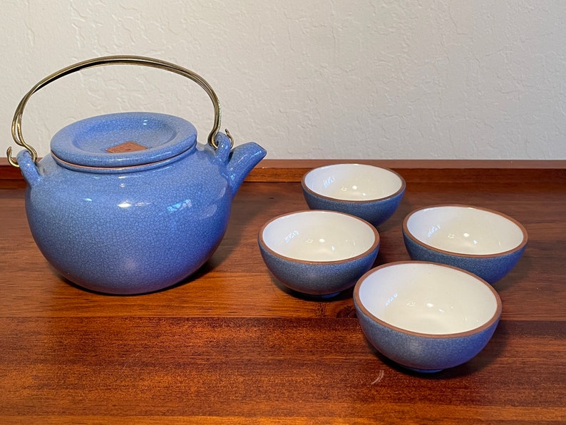 Chinese Yixing Teaware Clay Stoneware Crackle Glazed Teapot Etsy