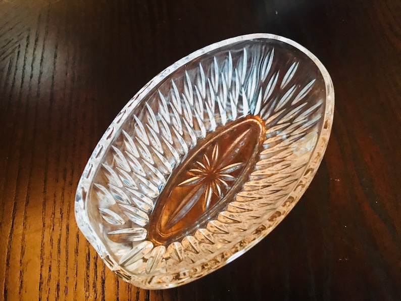 Princess House Crystal Spoon Buffet Cutlery Caddy Art Deco Etsy UK