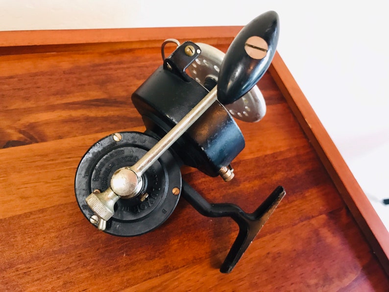 Antique French Spinning Reel Fishing Decor Luxor Pezon et Etsy