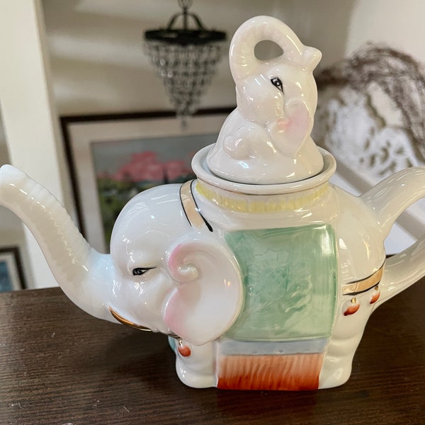 Elephant Teapot Etsy