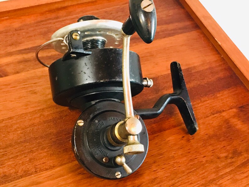 Antique French Spinning Reel Fishing Decor Luxor Pezon et Etsy