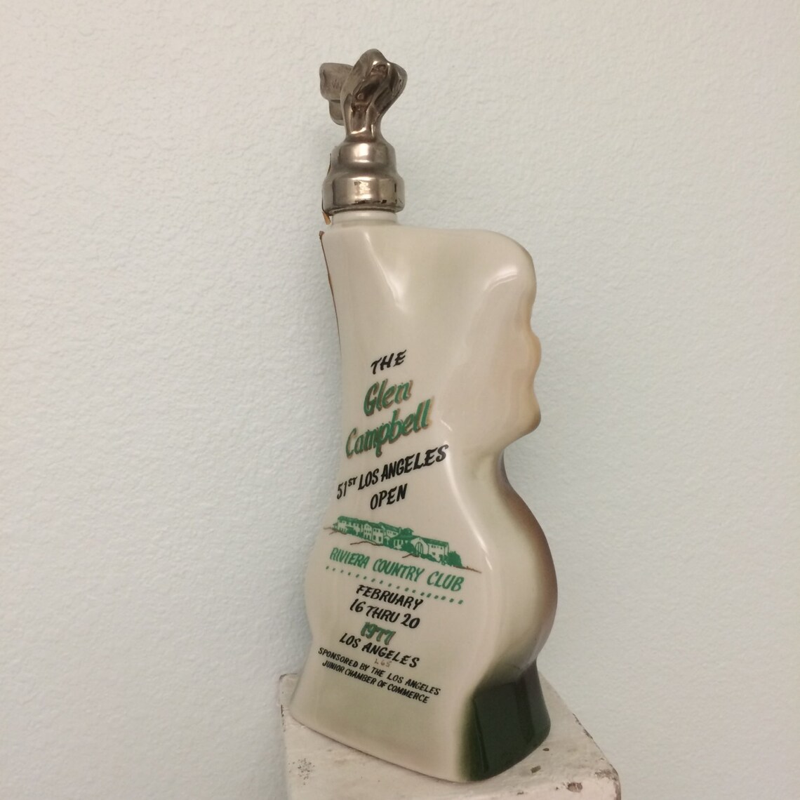 Glen Campbell 1977 Jim Beam Decanter Golf Collectible Regal Etsy