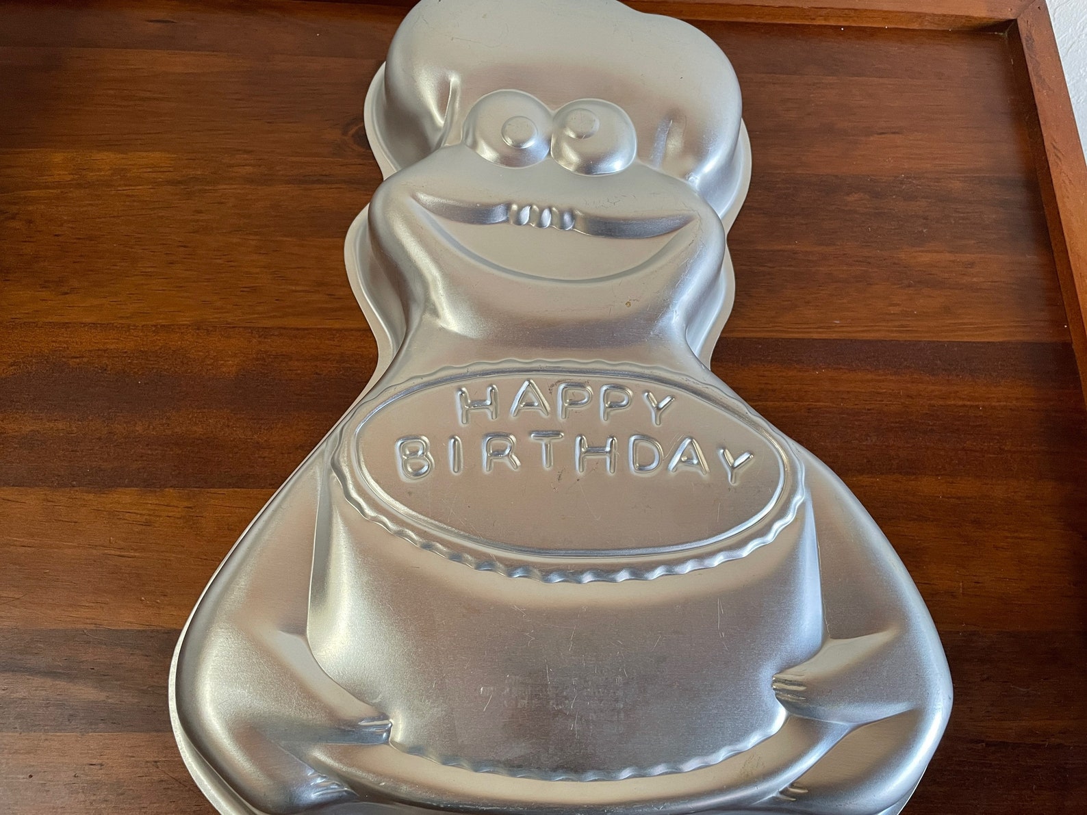 1982 Wilton Cookie Monster Cake Pan Sesame Street 3D Birthday Etsy