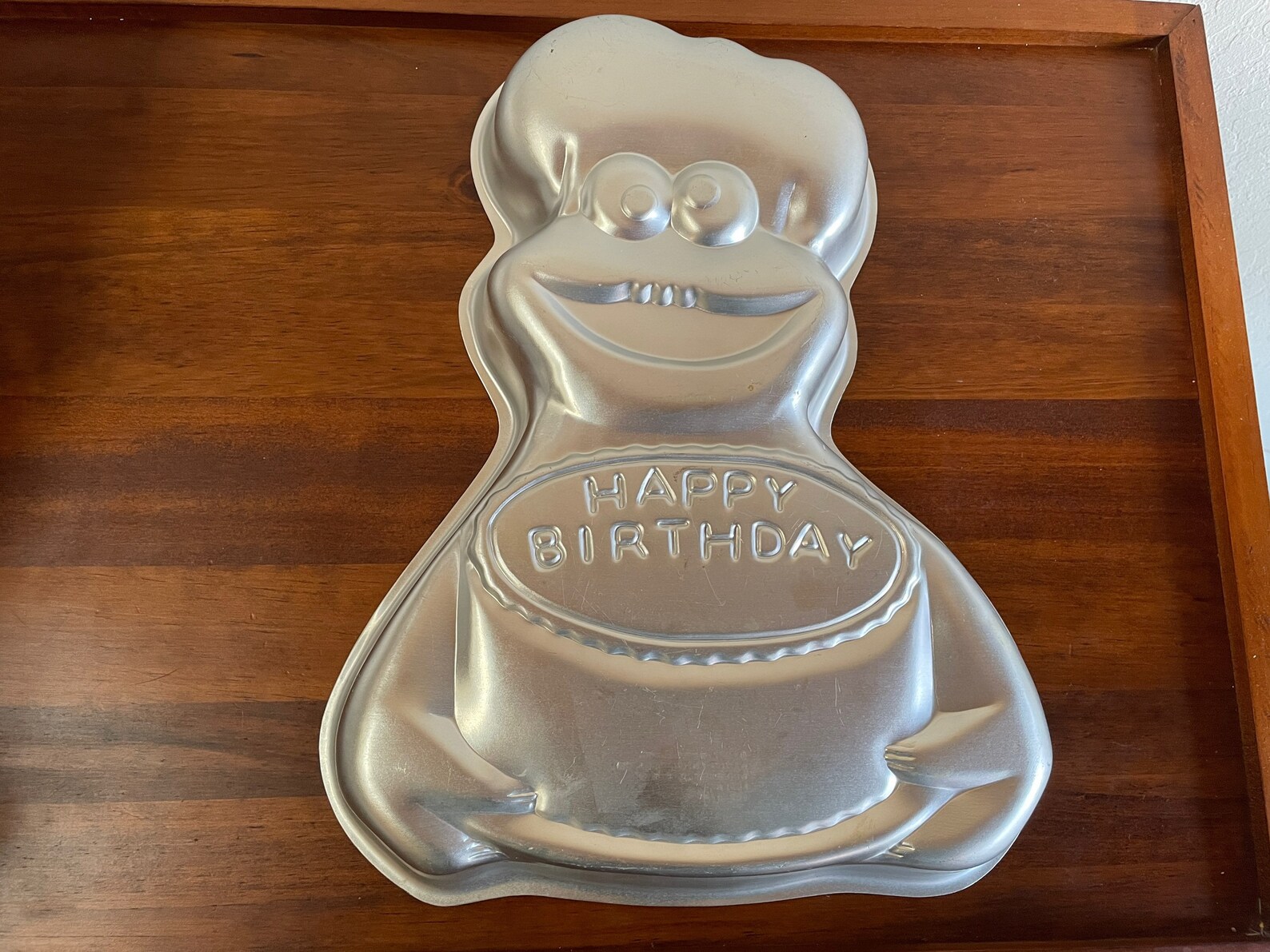 1982 Wilton Cookie Monster Cake Pan Sesame Street 3D Birthday Etsy