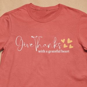 Give Thanks for a Grateful Heart SVG, PNG, and PDF files for Cricut, Silhouette, and more