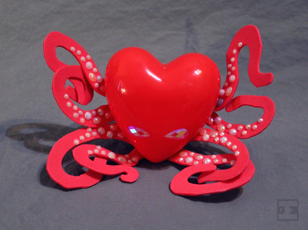 Eight Arms to Hold You octopus Heart Etsy