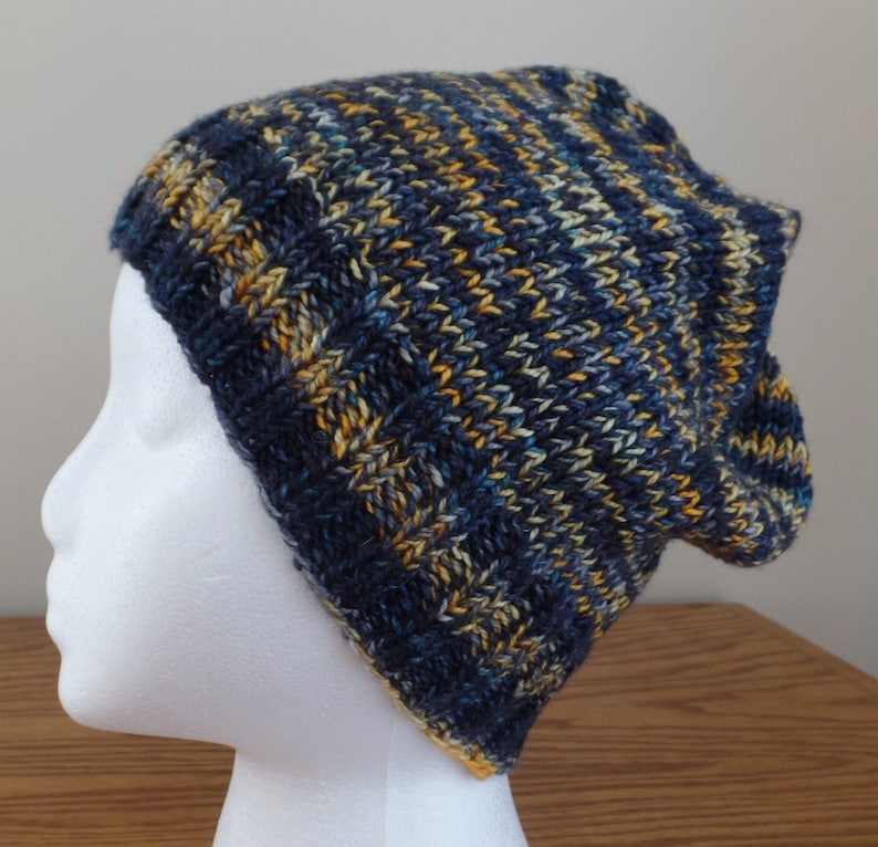 Steelers yellow black Women/'s Knit Beanie Hand dyed wool