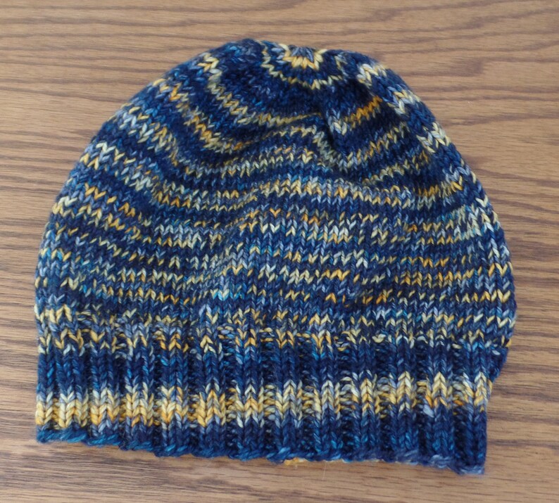 Steelers yellow black Women/'s Knit Beanie Hand dyed wool