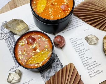 Apollo Beeswax Candle: Grapefruit Vanilla Scent, Ritual Candle