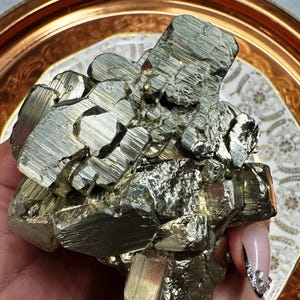 Peruvian Pyrite Cluster, High Quality Pyrite Cluster