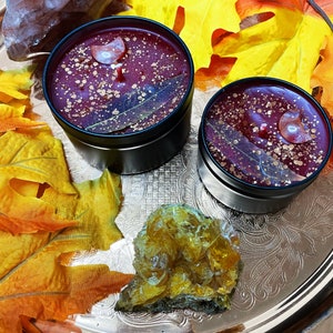 Demeter Goddess of the Harvest Beeswax Candle, Apple and Ginger Spice Candle, Autumn Candle, Fall Candle