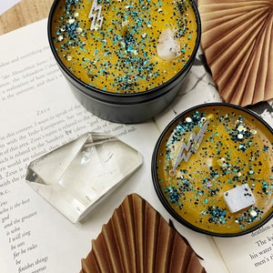 Zeus Beeswax Candle: Mountain Storm Scent, Greek Mythology Ritual Magic