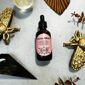 Organic Facial Serum, Moisturizing Face Oil, Lightweight Healing Face Serum