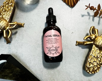 Organic Glow Face Serum: Rosehip, Lavender, Vitamin E oil- Healing and Moisturizing