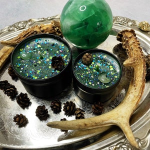 Artemis Forest Goddess Candle: Beeswax Birch & Pine Scent